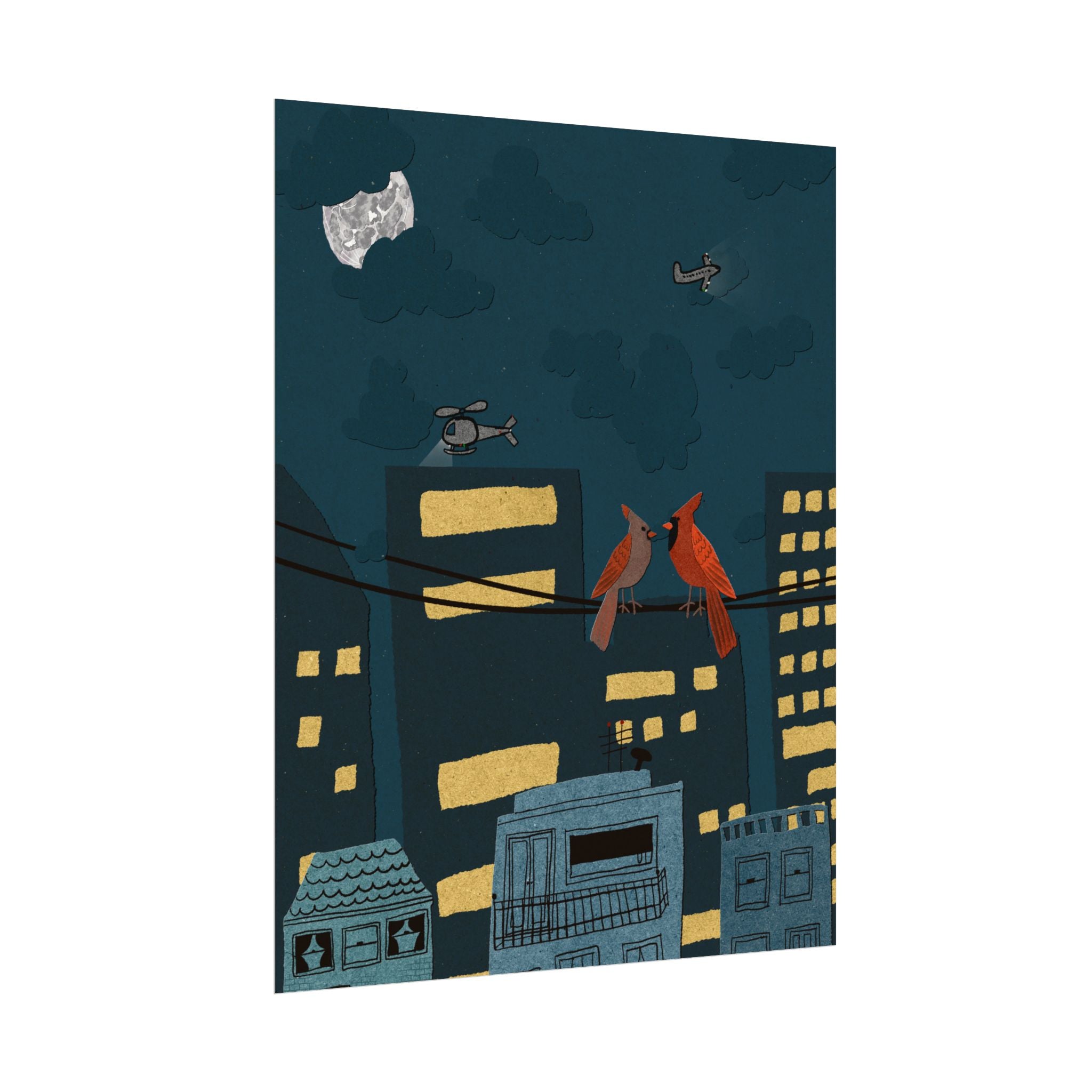 Textured Watercolor Matte Posters