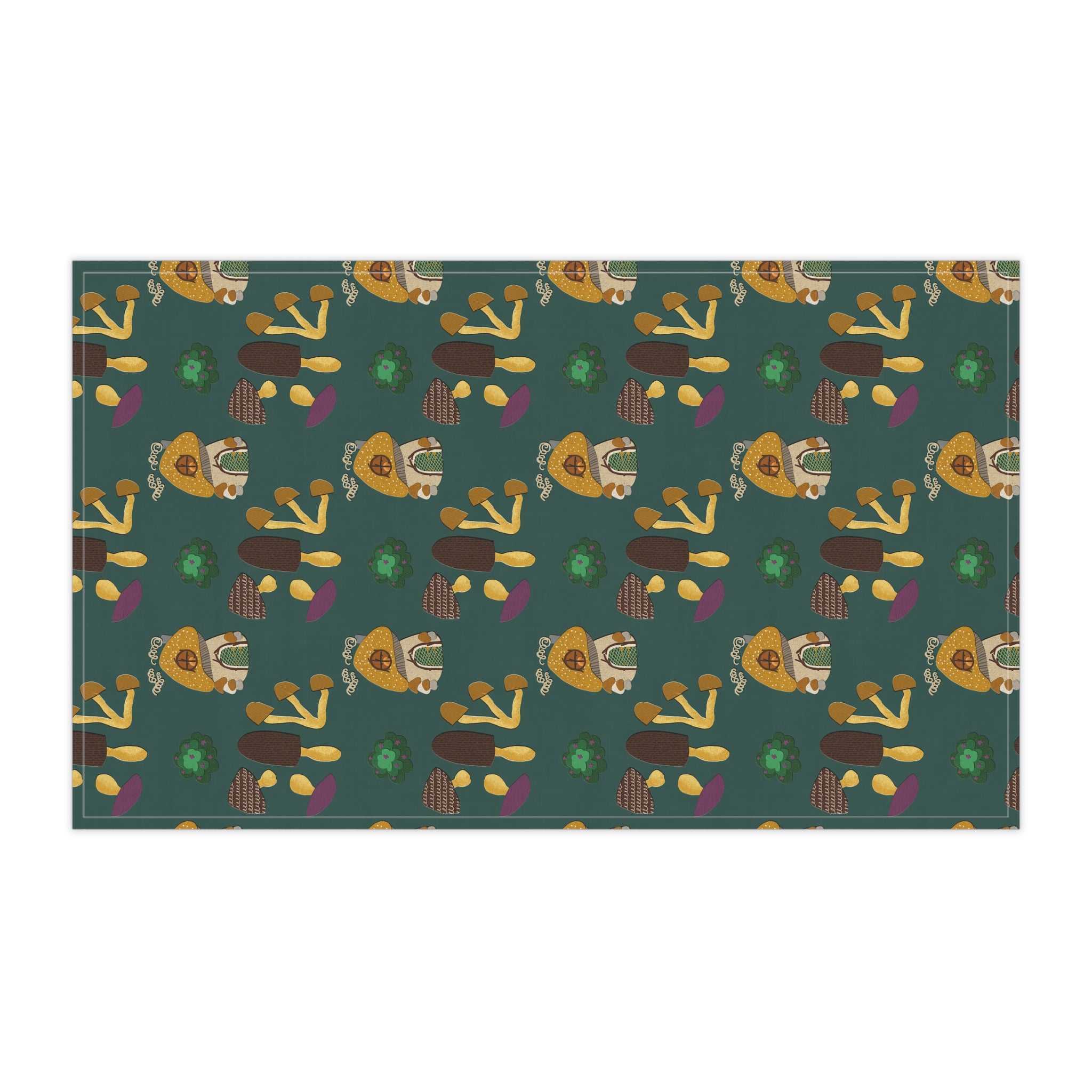 Forest Floor Mushroom Tea Towel