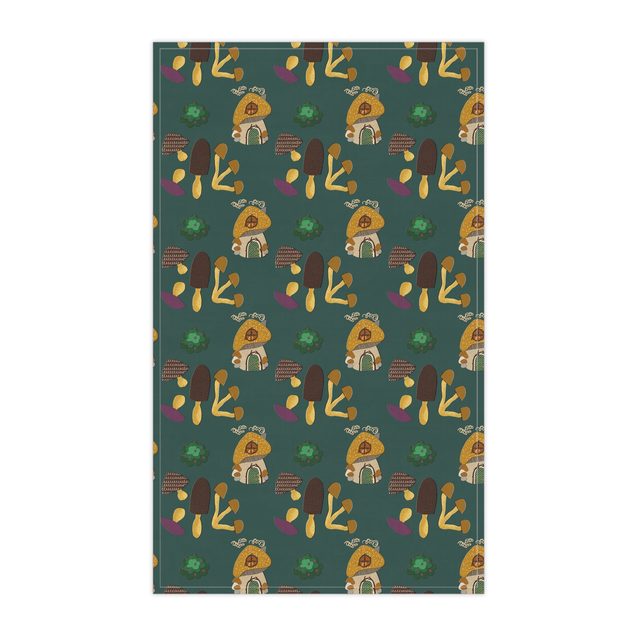 Forest Floor Mushroom Tea Towel