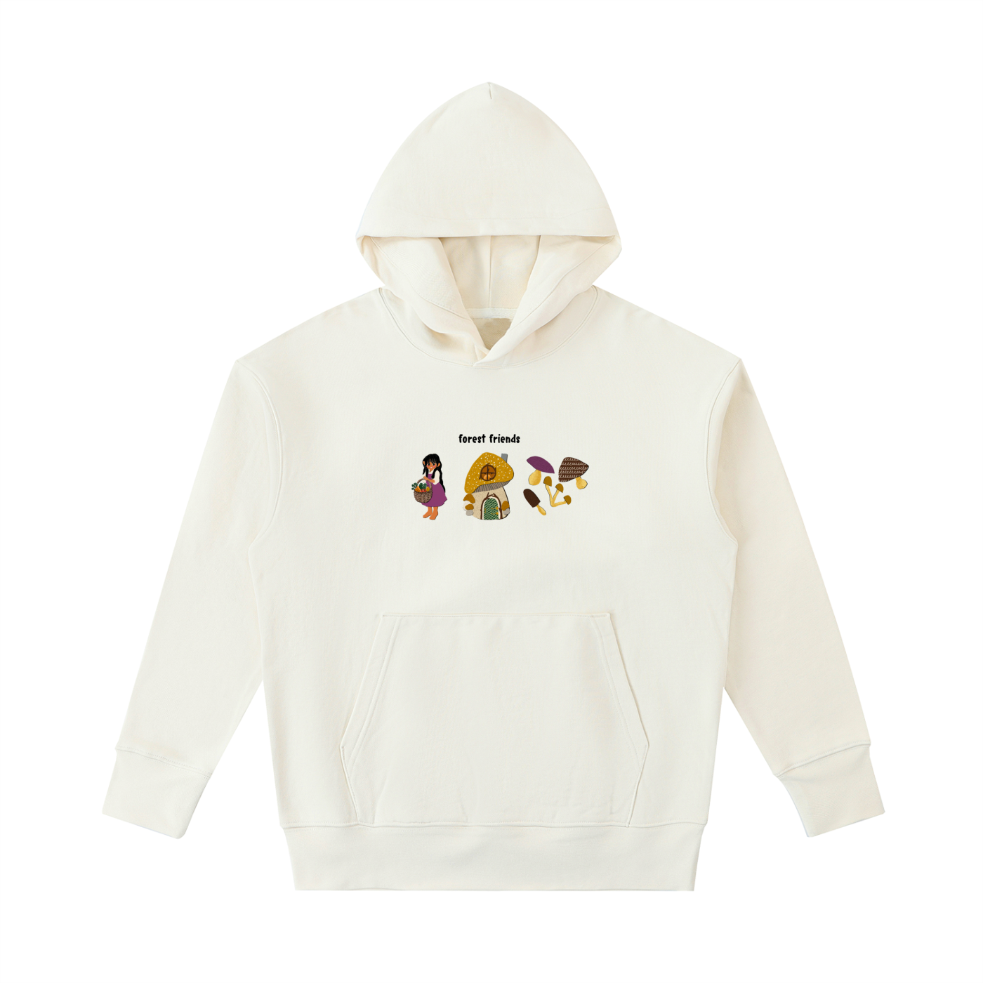 Forager & Toadstool Cottage Hoodie | Heavyweight Cotton Unisex