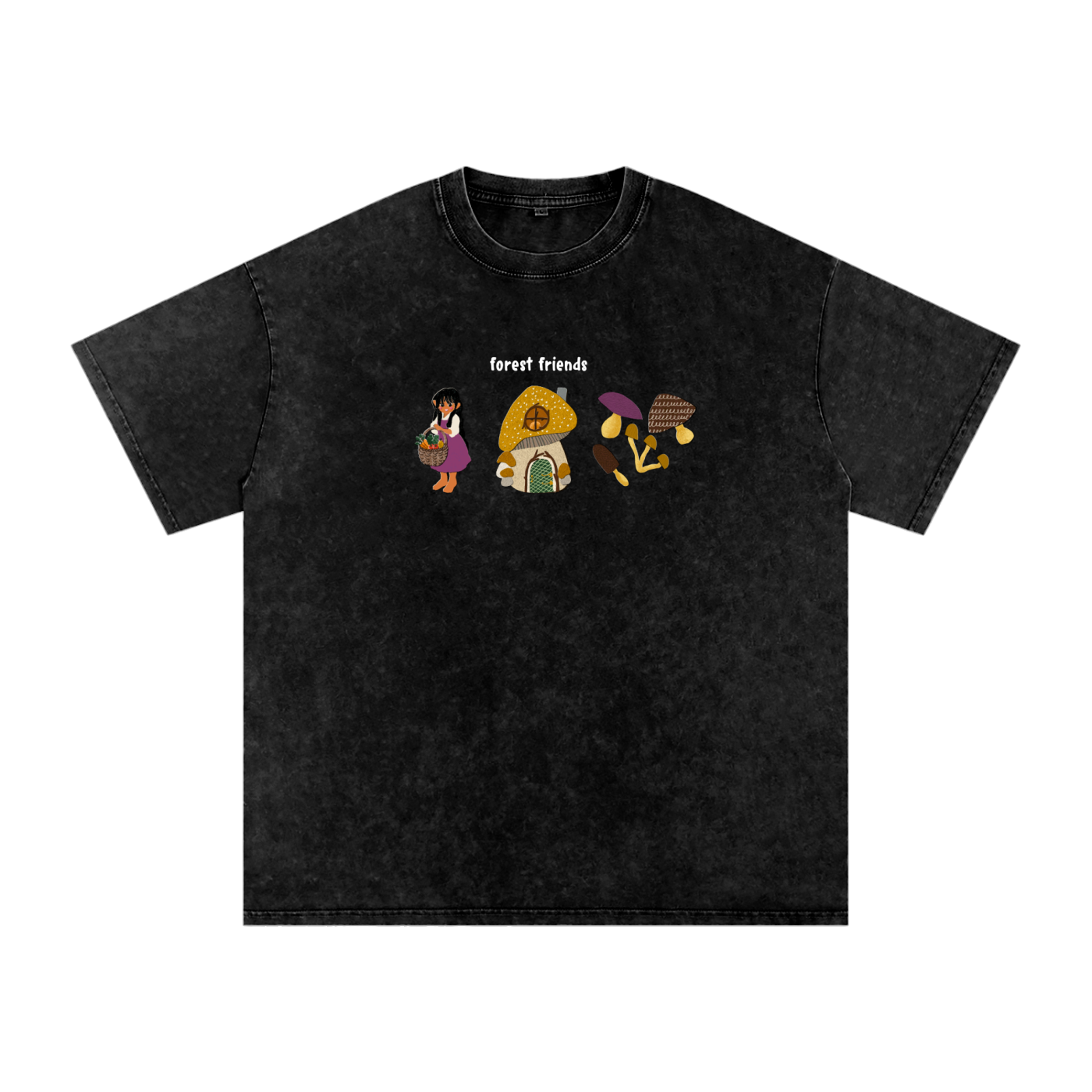Forager & Toadstool Cottage Oversized T-Shirt