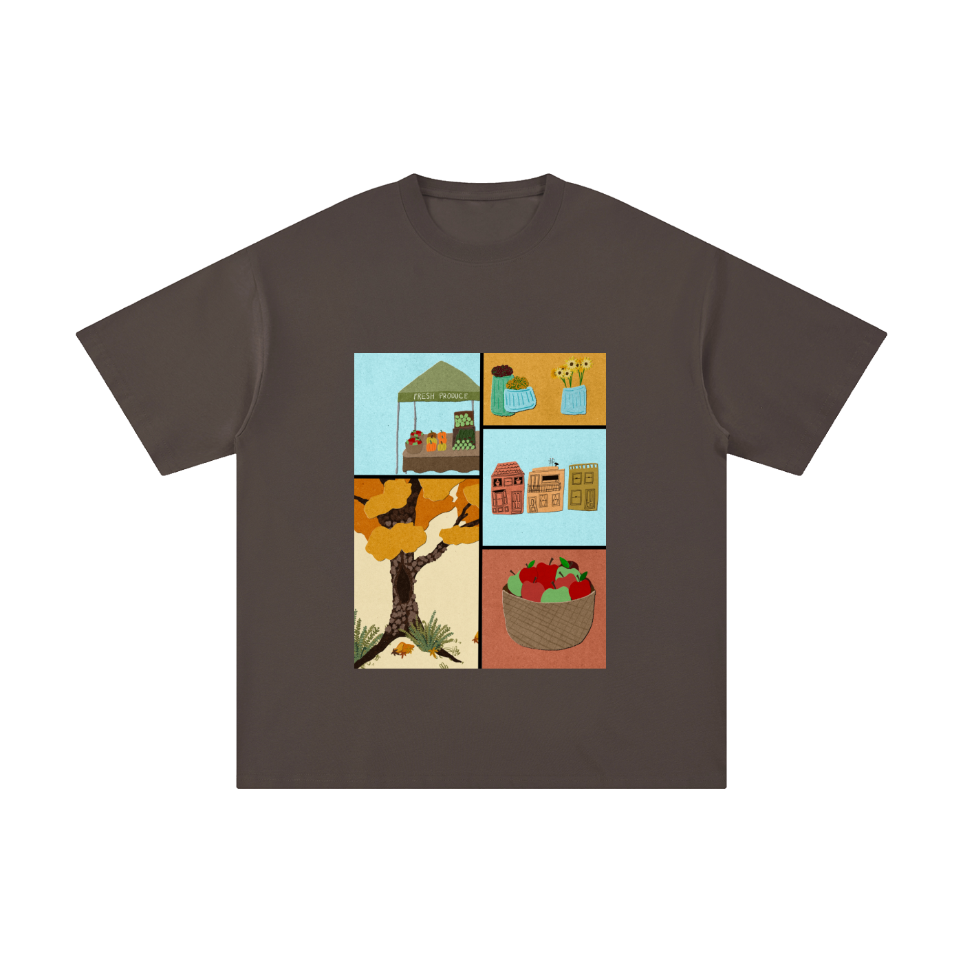 Autumn Equinox City Unisex Pure Cotton T-Shirt