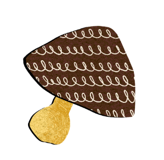 Mushroom Die Cut Stickers