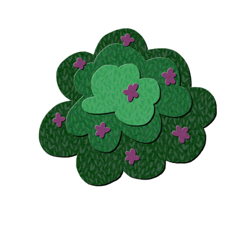 Berry Bush Die Cut Sticker