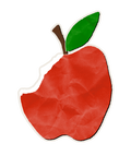 Apple Die cut Sticker