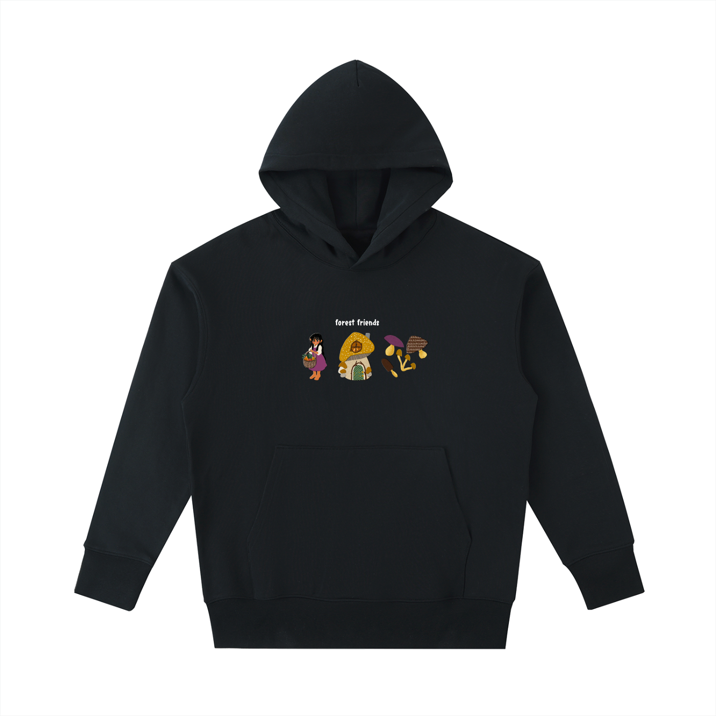 Forager & Toadstool Cottage Hoodie | Heavyweight Cotton Unisex