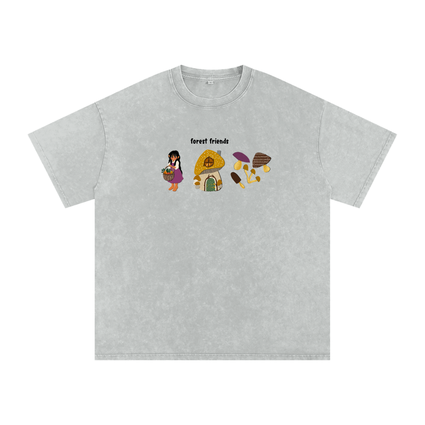 Forager & Toadstool Cottage Oversized T-Shirt